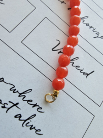 Red lips 50/50 beads