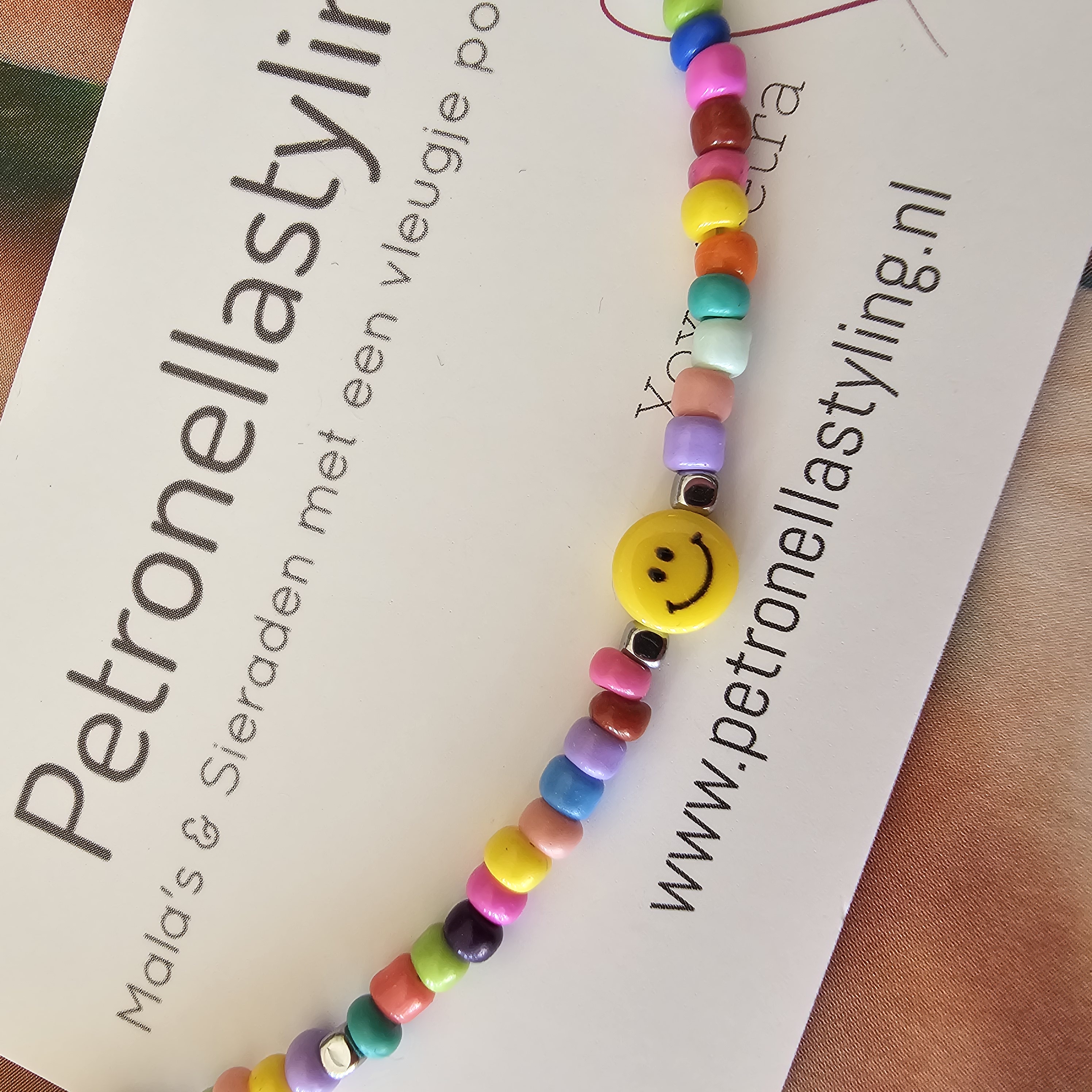 Smile by Yourself ketting (zilver)