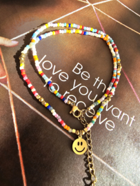 Smiley ketting