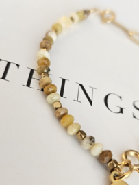 Groene Granaat | Duo Essence armband