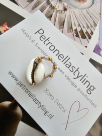 Bedel Kauri schelp voor aan ketting