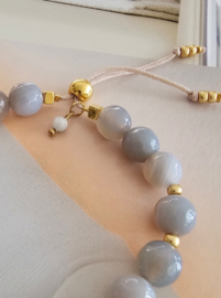 Agaat BlessingMala armband 8mm