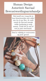 Human design armband exclusief by Petronella