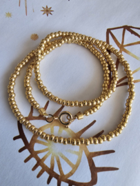 Miyuki ketting gold 3mm