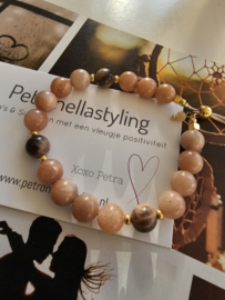 Roze Maansteen BlessingMala 8mm