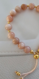 Roze Maansteen BlessingMala 8mm