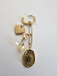 Info paperclip Bedelketting by Petronella
