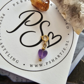 Amethist hartje | Blessing Charm