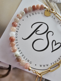Blossom Jaspis armband | Duo Essence collectie