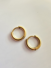 Basis creolen 12mm stainless steel