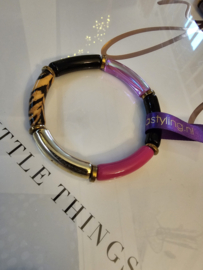 Tube armband op elastiek