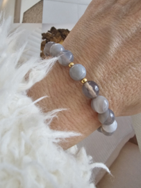 Agaat BlessingMala armband 8mm