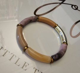 Tube armband op elastiek