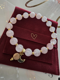 Rozenkwarts armband