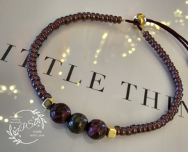 Armbandje Pyriet edelsteen