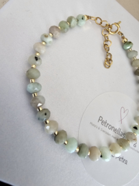Groene Maansteen armbandje