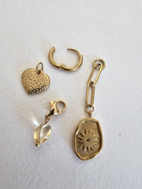Info paperclip Bedelketting by Petronella