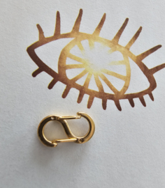 Connector S-model Small gold plated