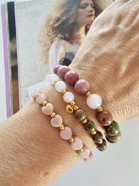 Andes Opaal hartjes armband
