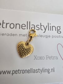 Klikbedel Hartje (zware kwaliteit)