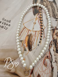 Parellook ketting met creoolslot