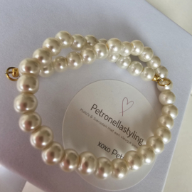 Pearl look 50/50 beads