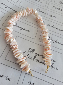 Schelp Peach 50/50 beads