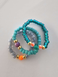 Setje met elastische ringetjes