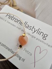 Armbandje Agaat ♡