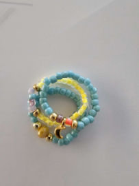 Setje met elastische ringetjes