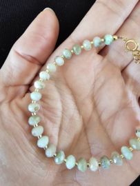 Groene Maansteen armbandje