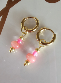 Coral Jade incl creolen
