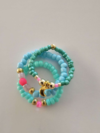 Setje met elastische ringetjes