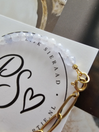 Tanzaniet armband | Duo Essence collectie