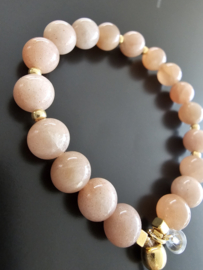 Roze Maansteen Blessing Mala 8mm