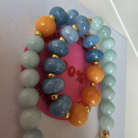 Festival 50/50 beads connectie stuk