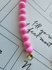Bubblegum Pink 50/50 beads