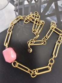 Connect-it ketting  XL Paperclip Agaat