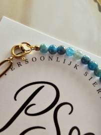 Apatiet edelsteen | Duo Essence armband