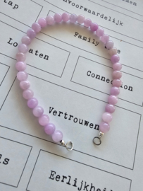 Lila Calciet 50/50 beads connectie stuk