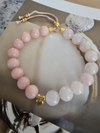 Rozenkwarts & Opaal krachtMala (hartje)