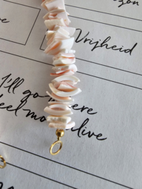 Schelp Peach 50/50 beads