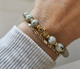 Kiwi Jaspis HappyMala 6mm