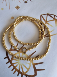 Miyuki ketting gold 3mm