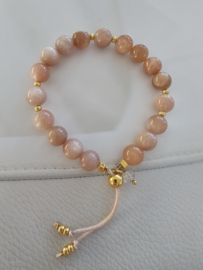 Roze Maansteen BlessingMala 8mm