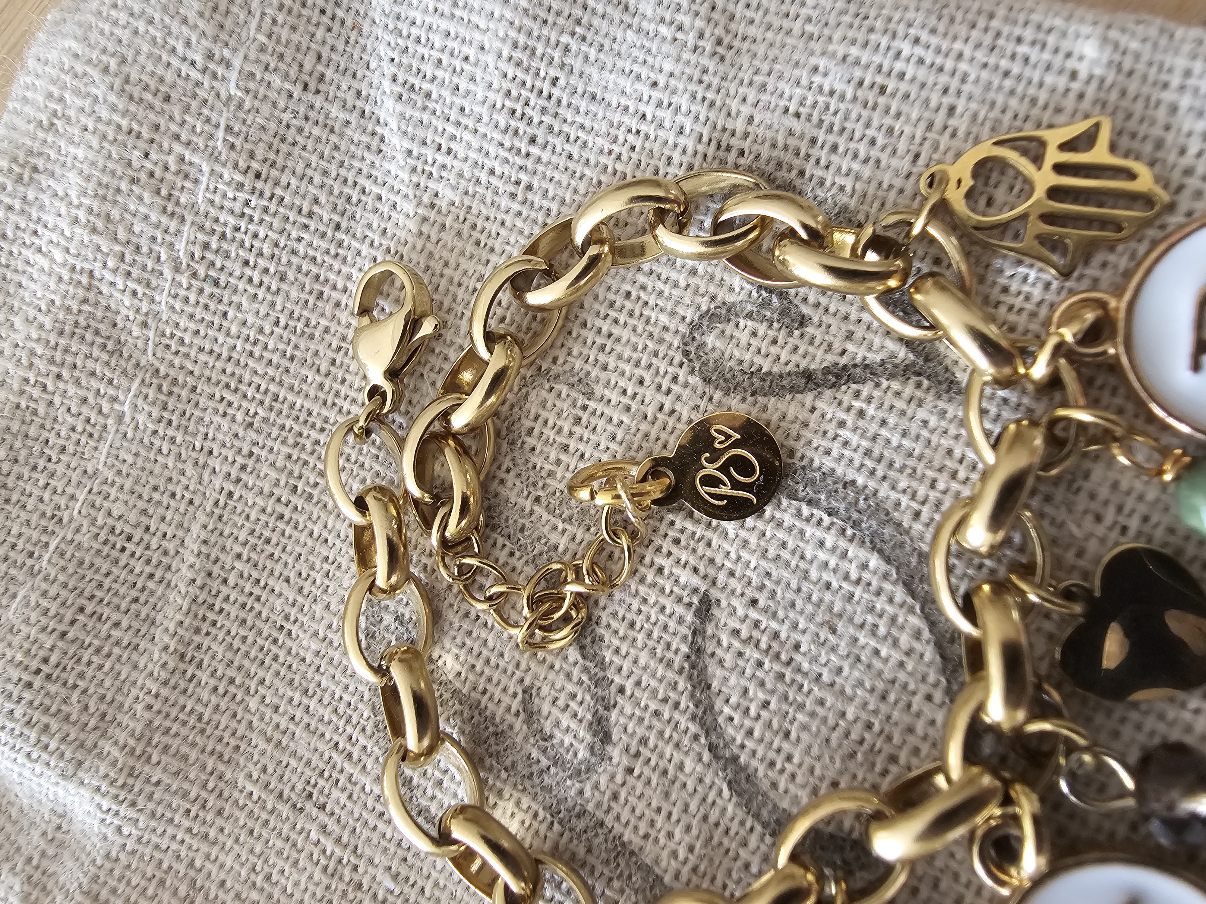 Initialen Bedel armband