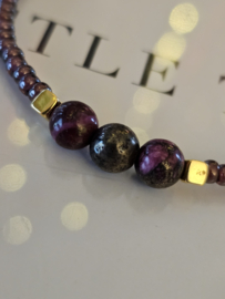 Armbandje Pyriet edelsteen