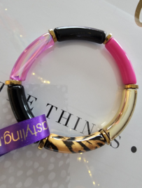 Tube armband op elastiek