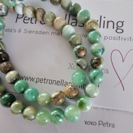 Australische Chrysopraas 50/50 beads