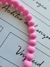Bubblegum Pink 50/50 beads